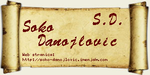 Soko Danojlović vizit kartica